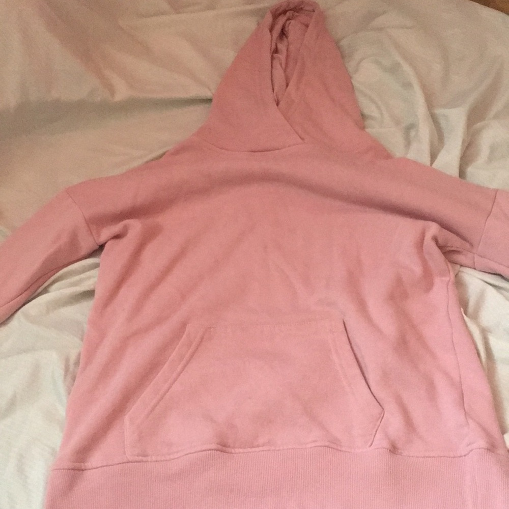 small pink hoodie